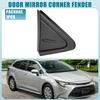 ABSOPRO Front Right Door Mirror Corner Fender Triangle Cover Trim Number for Toyota and Corvette Rearview Triangle Trim Black Plastic (Part