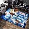 1pc Football Star Messi Printed Chair Rug for Home Office Use, Living Room Kitchen Game Room Area Carpet