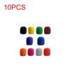 10-100PCS Microphone Windscreen Foam Cover Thick Mic Covers Foam Mic Pop Filter for Studio Interview Karaoke DJ  (10 Colors)