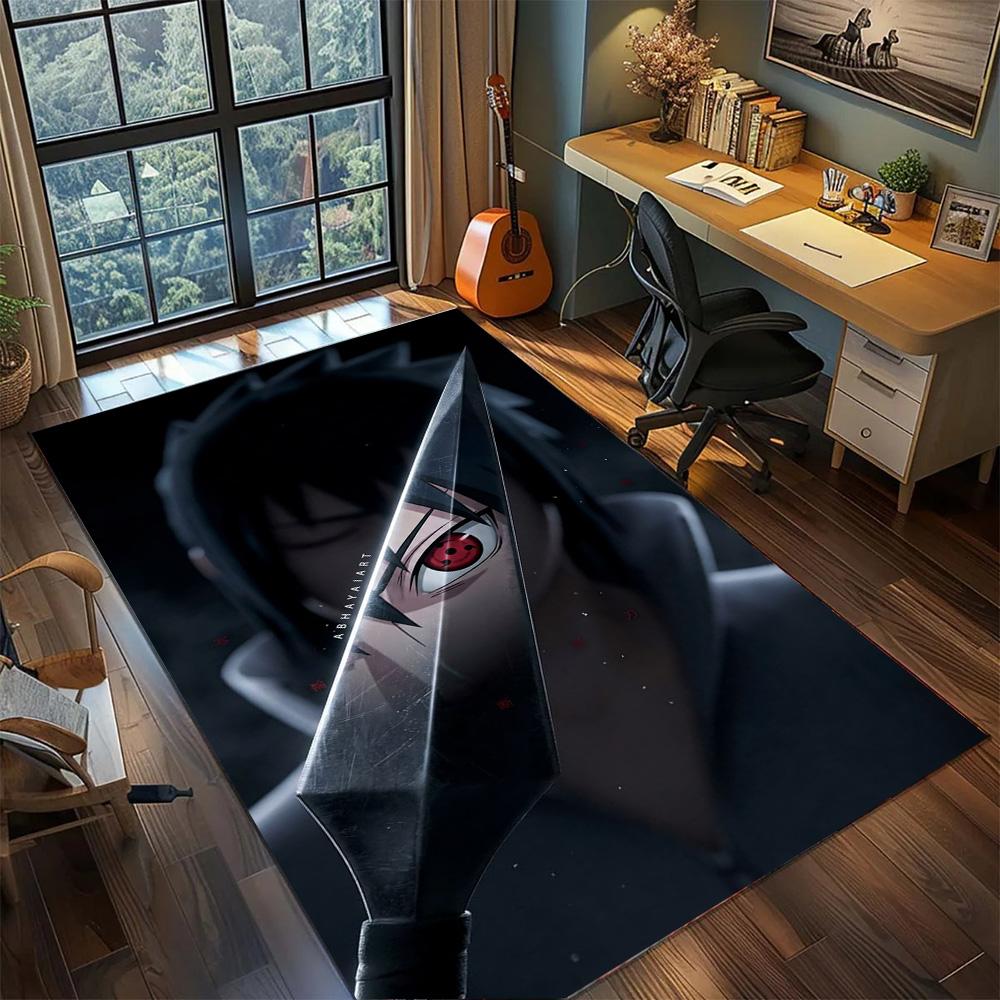 

Naruto Non Slip Big Size Carpet Rug, Washable Large Area Floor Mat Indoor Bedroom Gamer Room.-TING 60x90cm