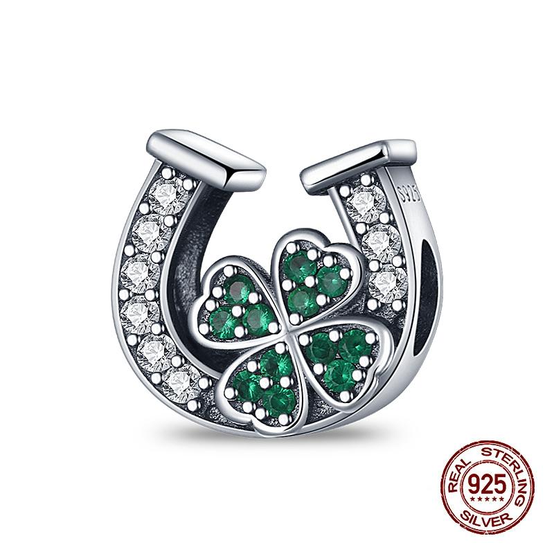 Charms Copper Fit Charms 3Mm Original Bracelet Four Leaf Clover Womens Tree Of Life Beads Diy Fine Jewelry Gift