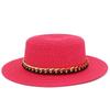 New French summer sun hat women's Panama straw hat fashion outdoor beach hat versatile breathable top hat