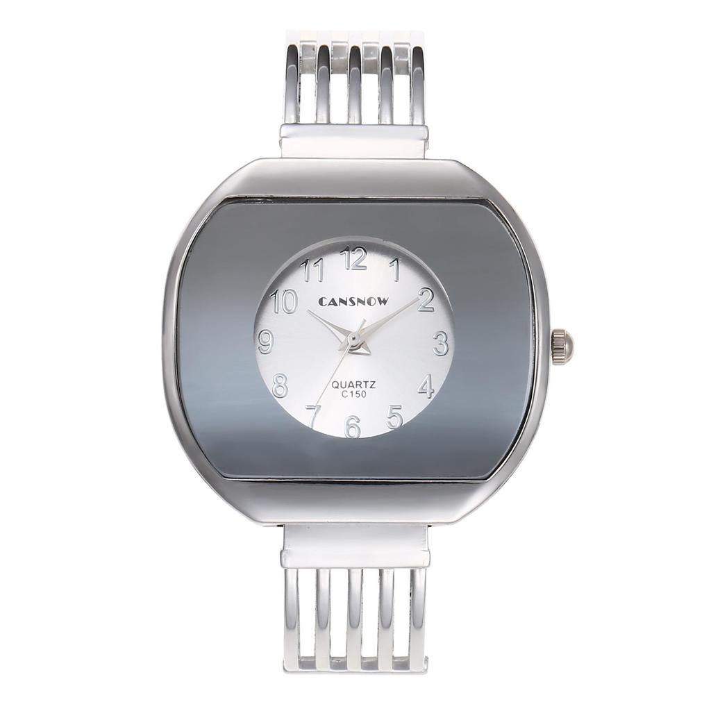 CANSNOW Luxury Fashion Watch For Women Steel Band Light Bracelet Version Creative Girl Student Quartz Wristwatches Gift