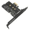 PCIE to SATA Expansion Card 6Gbps PCIE to SATA3.0 M2 NGFF Expansion Card Adapter Card for WinXP for Win7 8 10 11 for