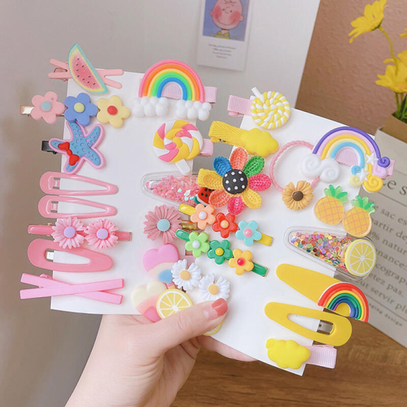 [Set] Two-Earth Colorful Point Pin Cute Clip Pin Collection Purple