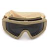 Tactical Desert Goggles Military Windproof Anti-Fog Impact-Resistant Sports Eyewear for Cycling, Airsoft, Outdoor Adventures