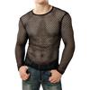 Men's Summer Casual Muscle Pullover Short Sleeves Mesh Shirt Top Blouse