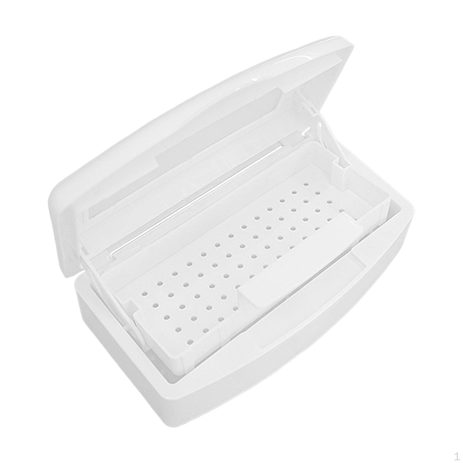 Plastic Sterilizing Tray Disinfection Box for Manicure Equipment Esthetician
