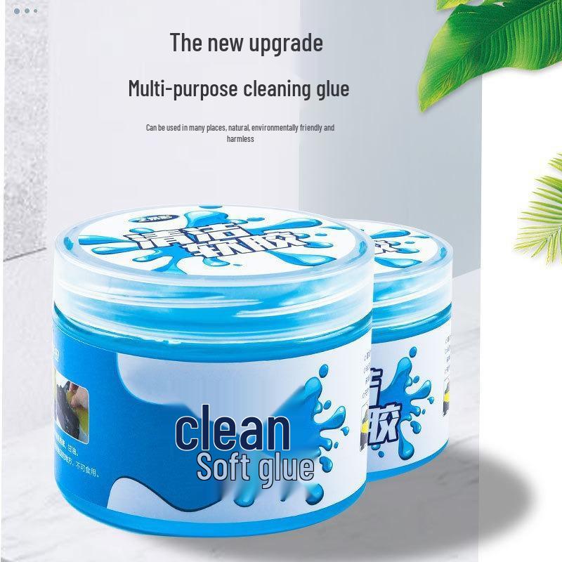 Car Interior Cleaning Soft Gel - Multi-Function Dust Remover for Vents & Keyboards
