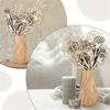 Wooden Wildflower Decors,Wood Flower Cutout for DIY Crafts,Wall Decors Hanging Florals Sculpture Wildflower Stems