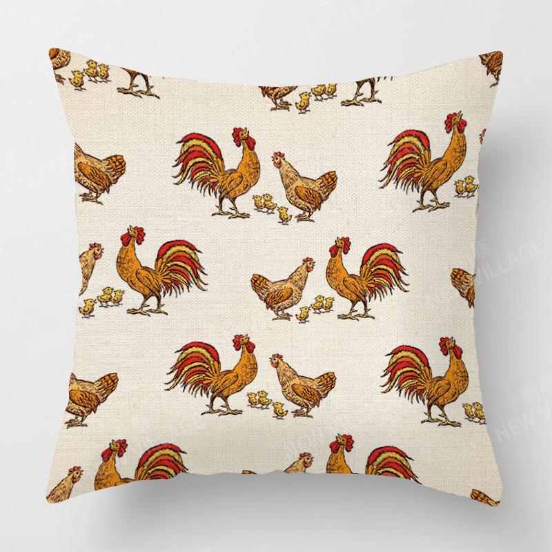 Home Decor Exotic Jungle Animals Pillow Covers For Home Pattern Cushion Cover Suitable For Sofa Bedroom Car Pillow Cover