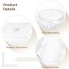 Plastic Packaging Jars Clear Food Storage Container Portable Candy Cookie Jar  Countertop Organizer