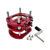 Aluminum Alloy Base 4 Jaw Clamp Compact Dimensions Easy Installation Four Mounting Screws Manual Lifting Mechanism