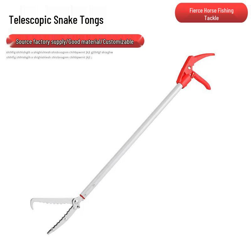 Aluminum Alloy Extended Crab & Loach Pliers - Outdoor Snake Control Tool