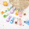 Tagliaunghie Mini Carino Cartoon Colore Caramella per Uso Singolo – Strumento Manicure Anti-Schizzo Creativo, Portatile e Compatto (Modello ZJQ-001)
