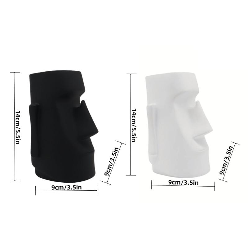 Resin Pen Holder with Glasses Holder Pen Cup Decorative Pen Holder Desk Pen Organizers Box for Office Desk Organization