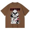 230 Gsm 100% Cotton Gachiakuta V5 Rudo White Print Unisex Heavy Cotton T Shirt