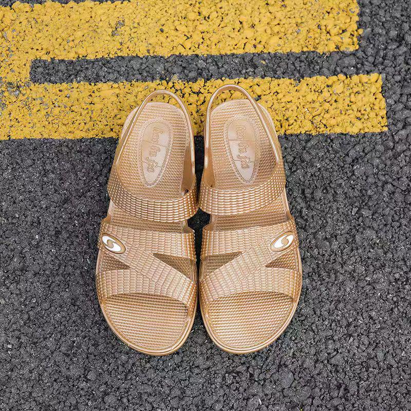 Dámské lehké protiskluzové prodyšné PVC sandály: Ideální pro letní svrchní oblečení