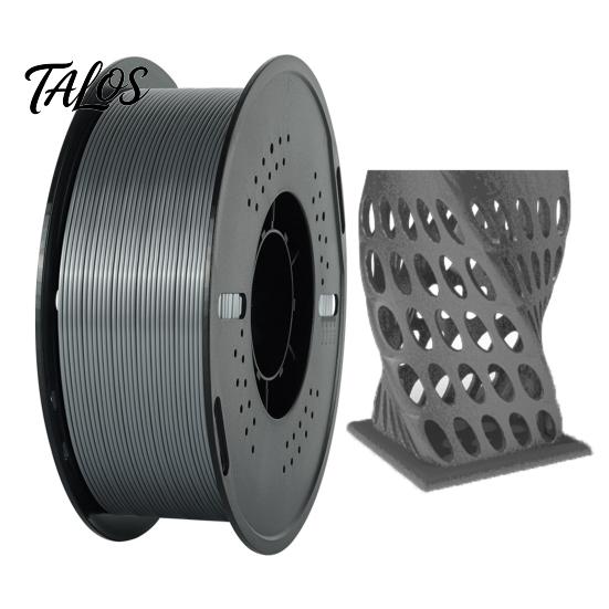 High Precision Filament Silk PLA 3D Printer Filament, 1.75mm 1kg Spool for Supply FDM Printers, Shiny Metallic DIY Ornaments and Models Smooth Finish