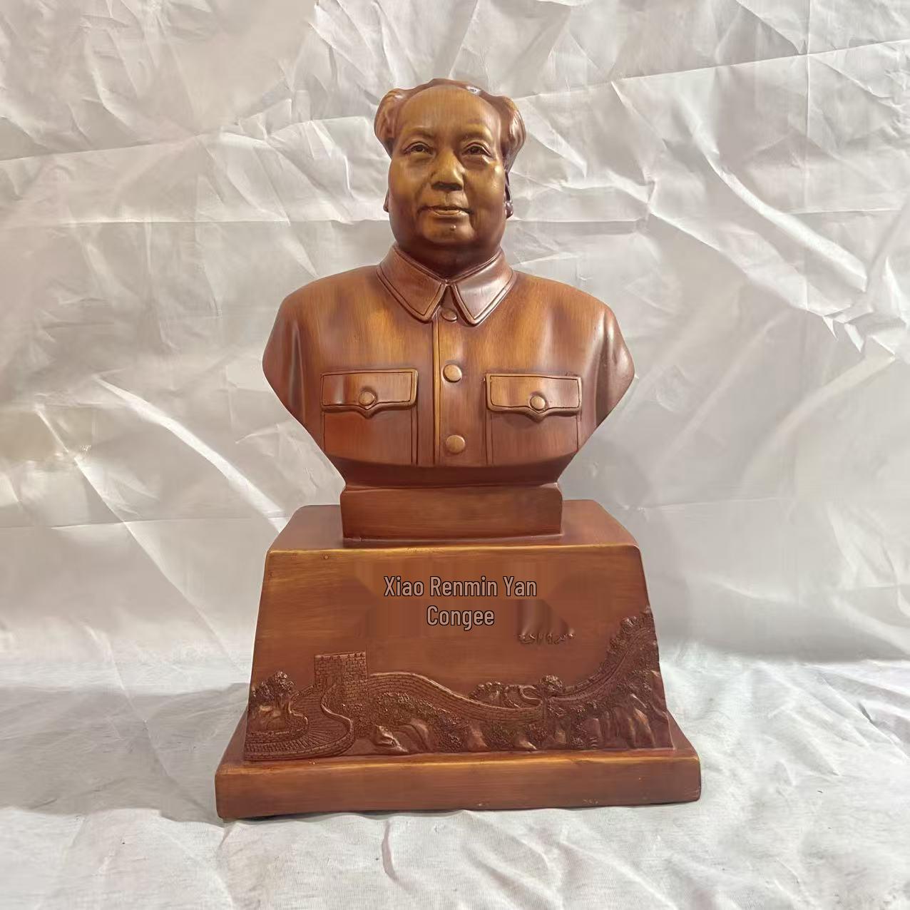 Орнамент-бюст из смолы Председателя Мао для декора вестибюля офиса