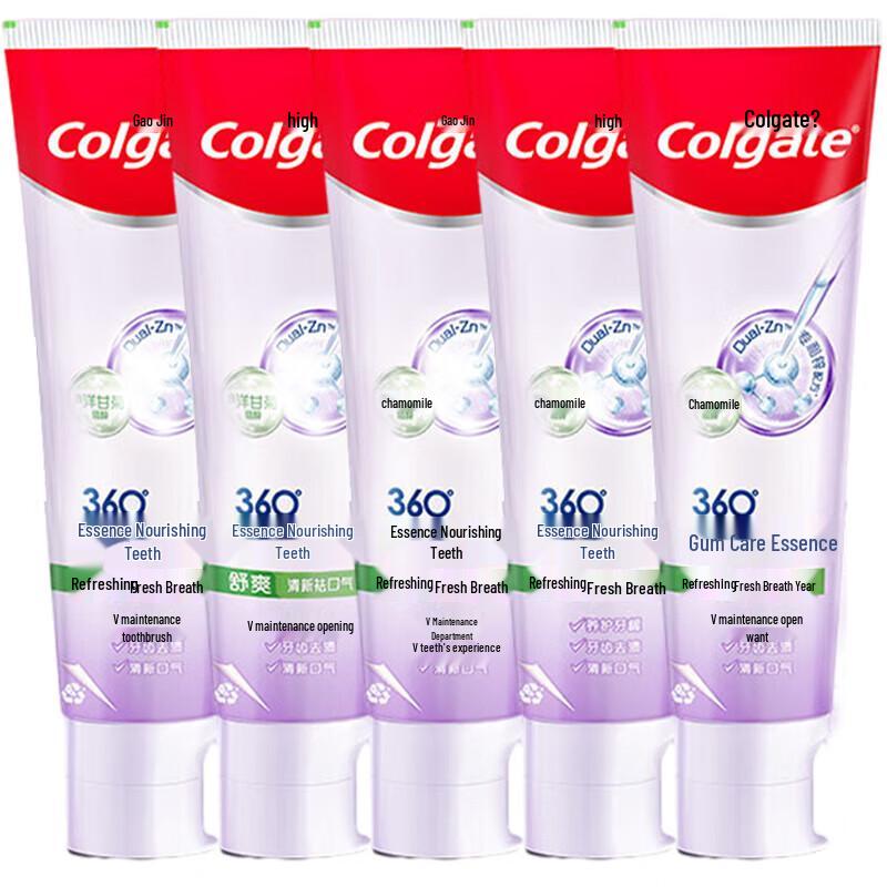 

Colgate 360 Binchotan Deep Clean Toothpaste 90g (5-Pack)