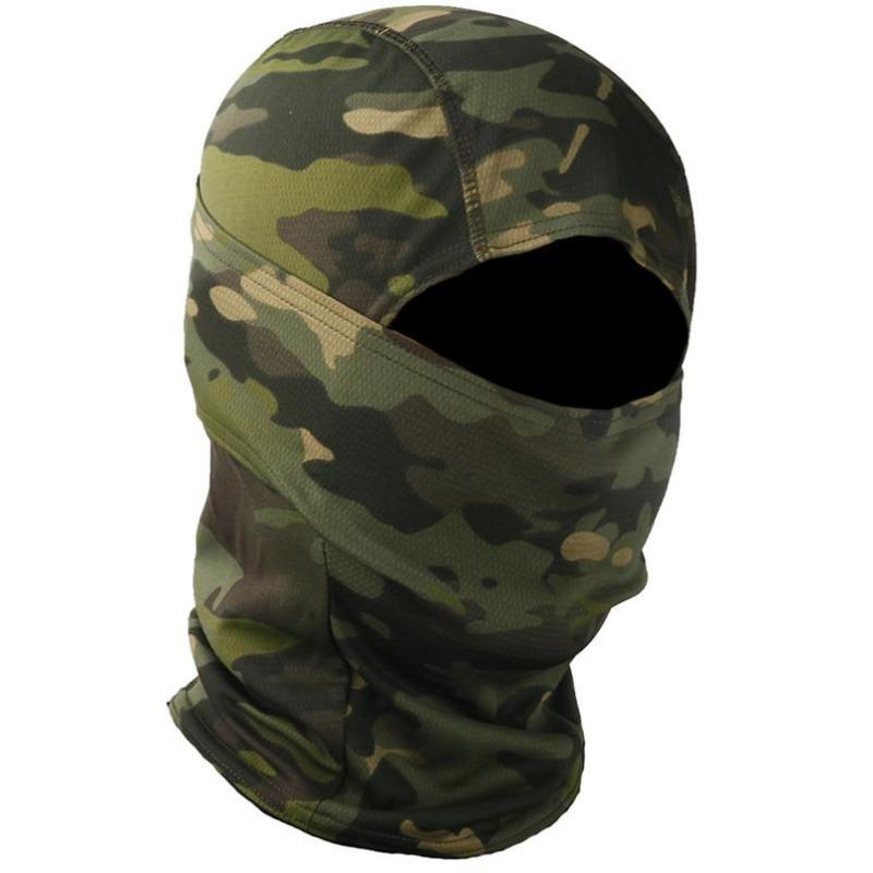 Outdoor Camouflage Camo Balaclava Army Tactical Military Ski Full Face Mask Motorcycle Bicycle Caps Full Face Mask 27 COLORS