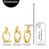 Decorative Abstract Thinker Men Statue Set Of 3 Modern Art Showpiece Sculpture(Fantasy,Gold,13CmX6Cm) For Home Decor Living Room Bedroom