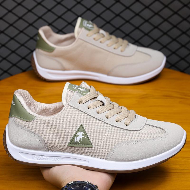 Breathable mesh men's shoes new soft-soled non-slip little white shoes Para shoes lightweight sports and leisure shoes men