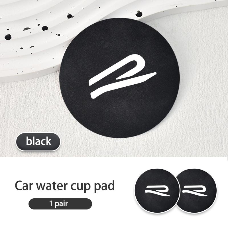 

2026 Hot For Volkswagen VW 2pcs Car Coaster Water Cup Holder Mat Anti-slip Pad Accessories For Volkswagen VW Golf 4 5 6 7 GTI Ti
