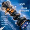 Rotating Vibrating Suction Cup Anal Plug: Wireless Remote, Rechargeable Silicone Prostate Massager for Men & Women.