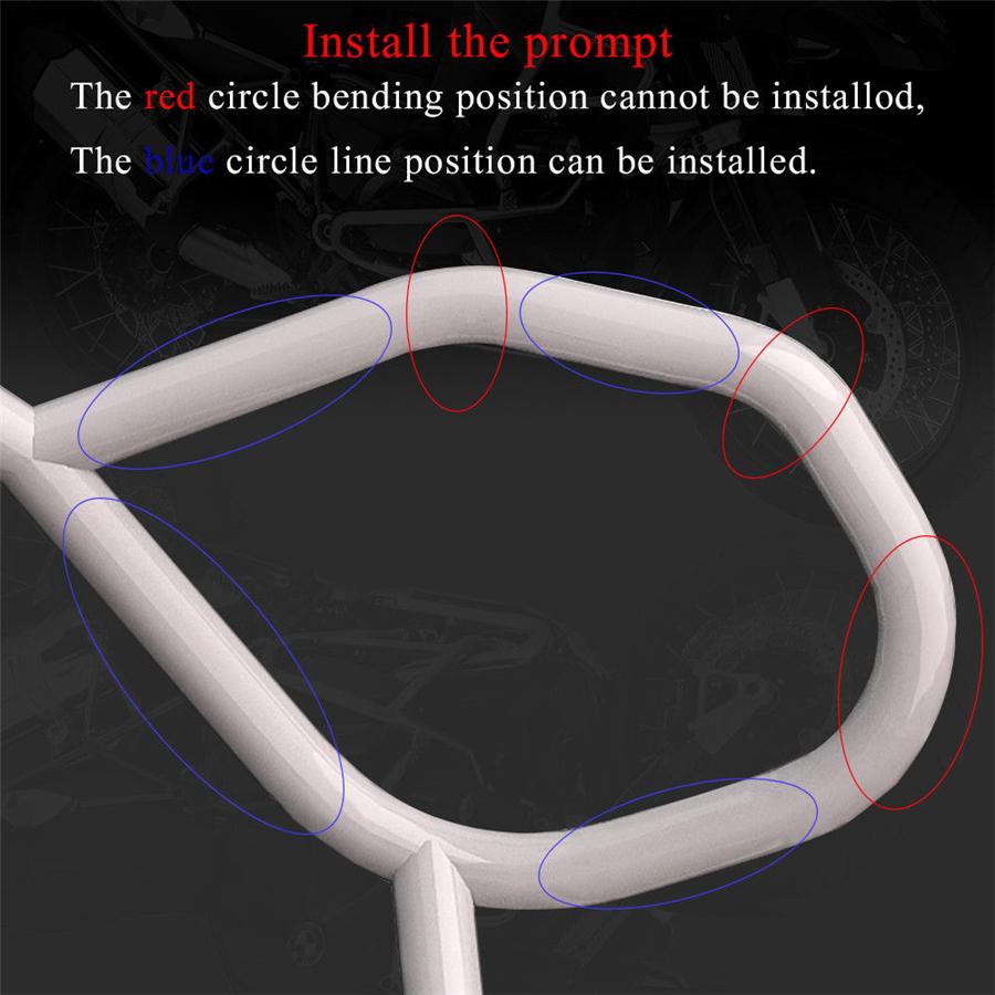 2x Universal Motorcycle Engine Frame Protector Crash Pads 22/25/28mm For Bmw R1200gs Lc