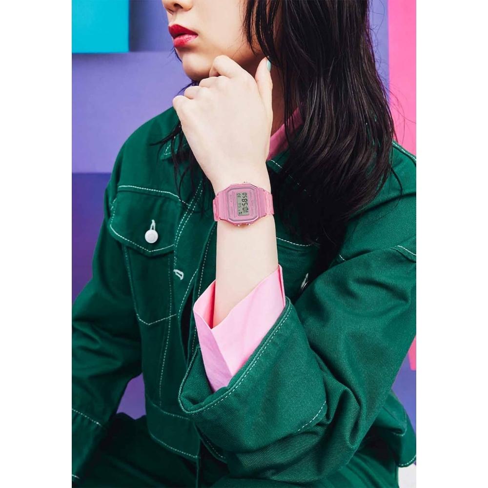 Casio [Casio] Watch Casio Collection [domestic Genuine] F 91ws 4jh Pink Clear Pink F 91