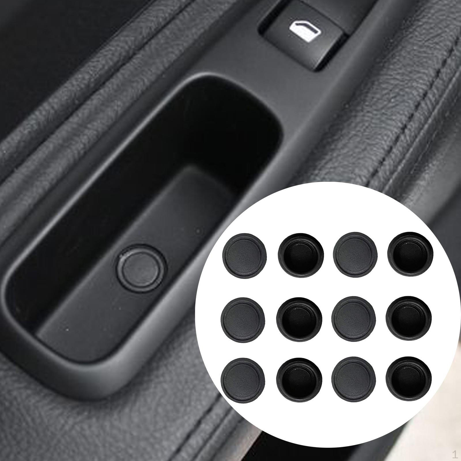 

12x Крышка винта внутренней двери Автоаксессуар Модный Портативный Заменяет Крышку бокса подлокотника для