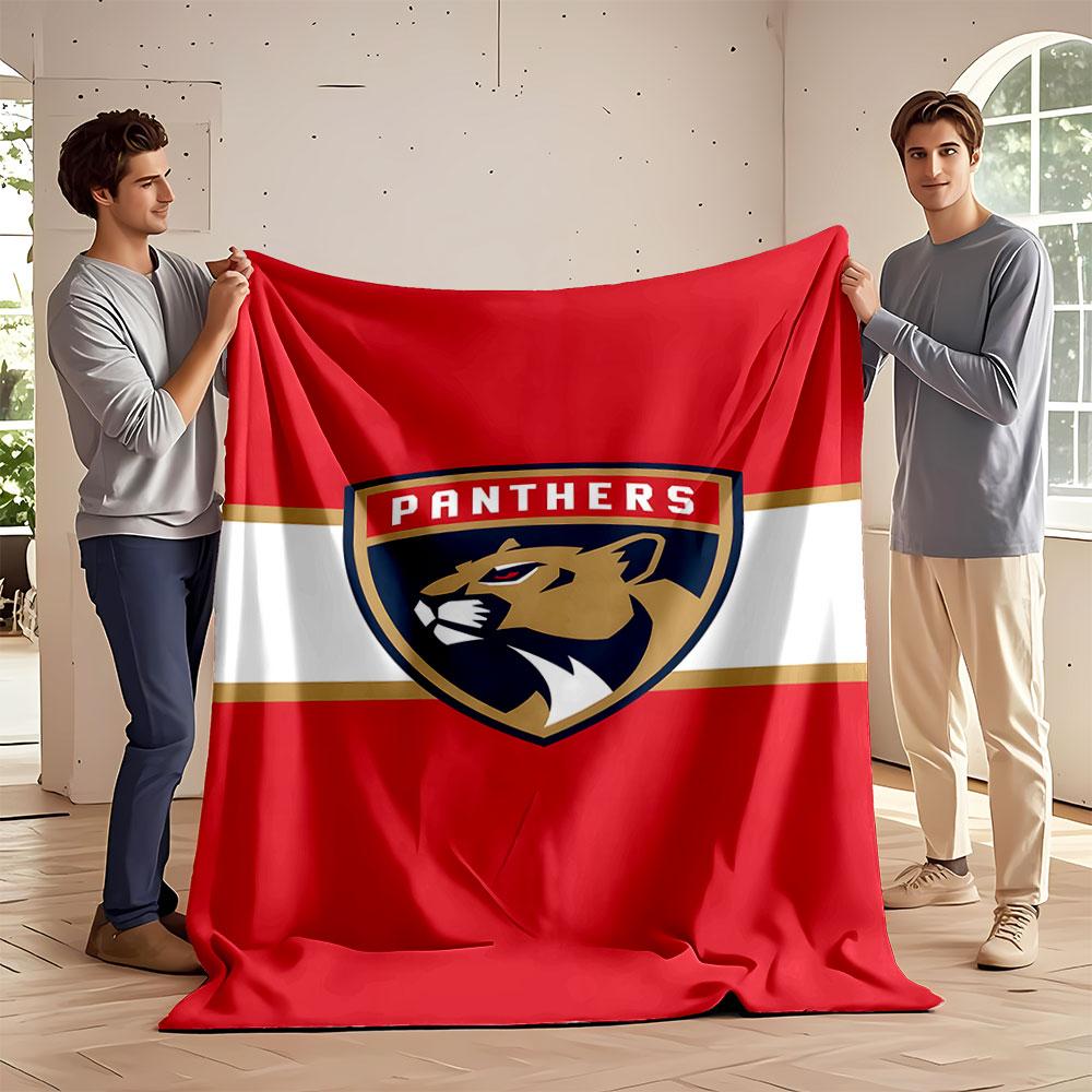 Panthers Logo Blanket Print Blanket Soft and Cozy Perfect for the Living Room Bed Sofa or a Nap,gift