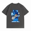 Unisexs Clothing New 100 Cotton Breathable Summer TShirt Dragon Ball Vegeta Blue Print Casual Streetwear Unisexs Tops