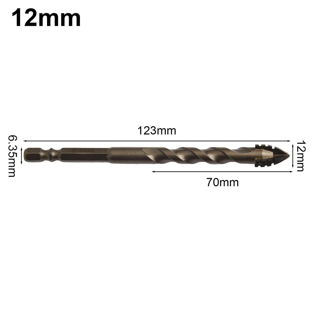 Multi Purpose Eccentric Drill Bit with Enhanced Cutting Edges Suitable for Various Materials Including Granite