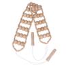 Wood Back Massage Roller Rope Cellulite Massage Tools Portable Self Massage Tools For Neck Leg Back Muscle Pain Relief Body Care