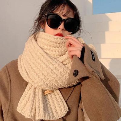 1PC    Womens Mens Winter Thick Cable Knit Wrap Chunky Winter Long Soft Warm Scarves