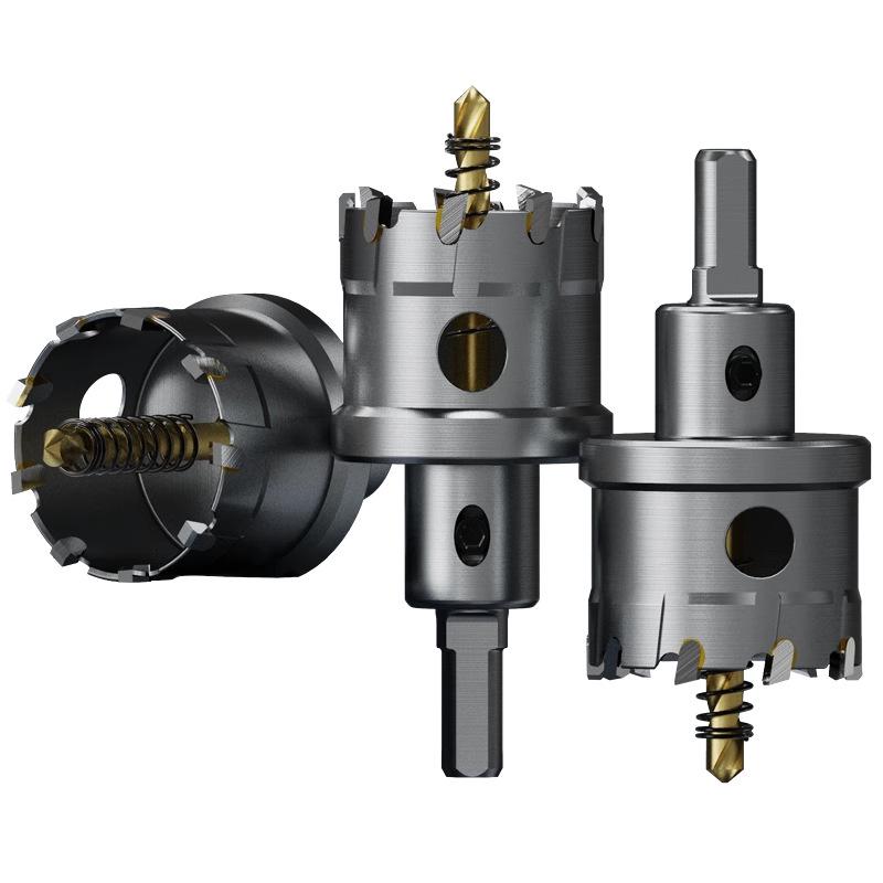 Carbide Stainless Steel Hole Saw Set for Thick Metal and Iron Plates