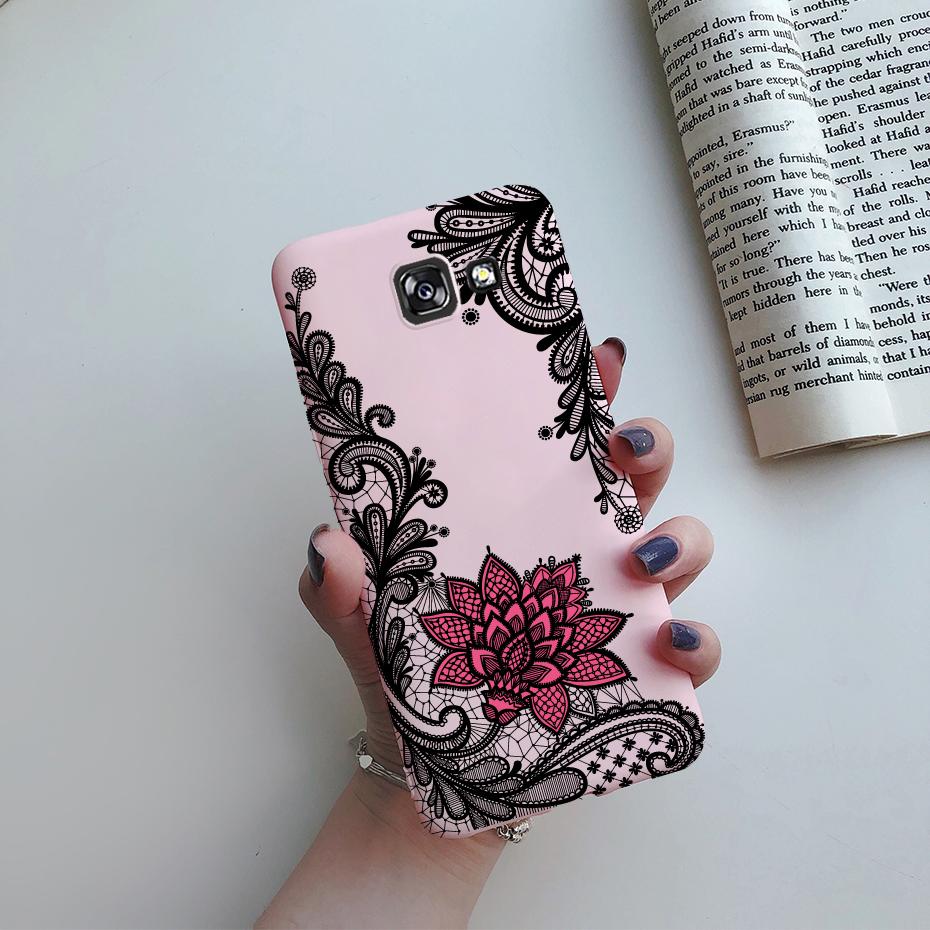 Hülle Für Samsung Galaxy A7 2017 Hülle Niedlich Bemalte Silikon Weiche TPU Handy Rückseite Abdeckung Stoßstange Für Samsung A7 2017 A720 A720f Hüllen