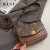 Autumn Winter Retro All-Match Ladies Shoulder Messenger Bag Casual Work Small Square Bag