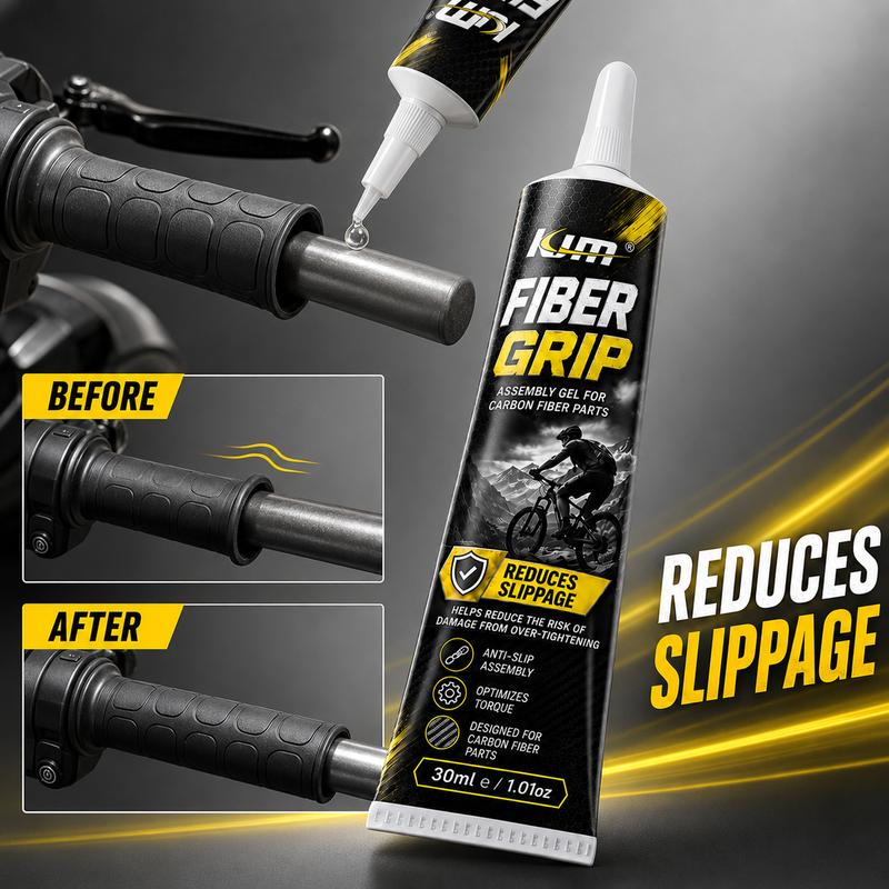 KJM Fiber Grip Sealant 30ML High Strength Anti-slip Waterproof Quick Fix Repair Glue for All Types Vehicle Handle Grips