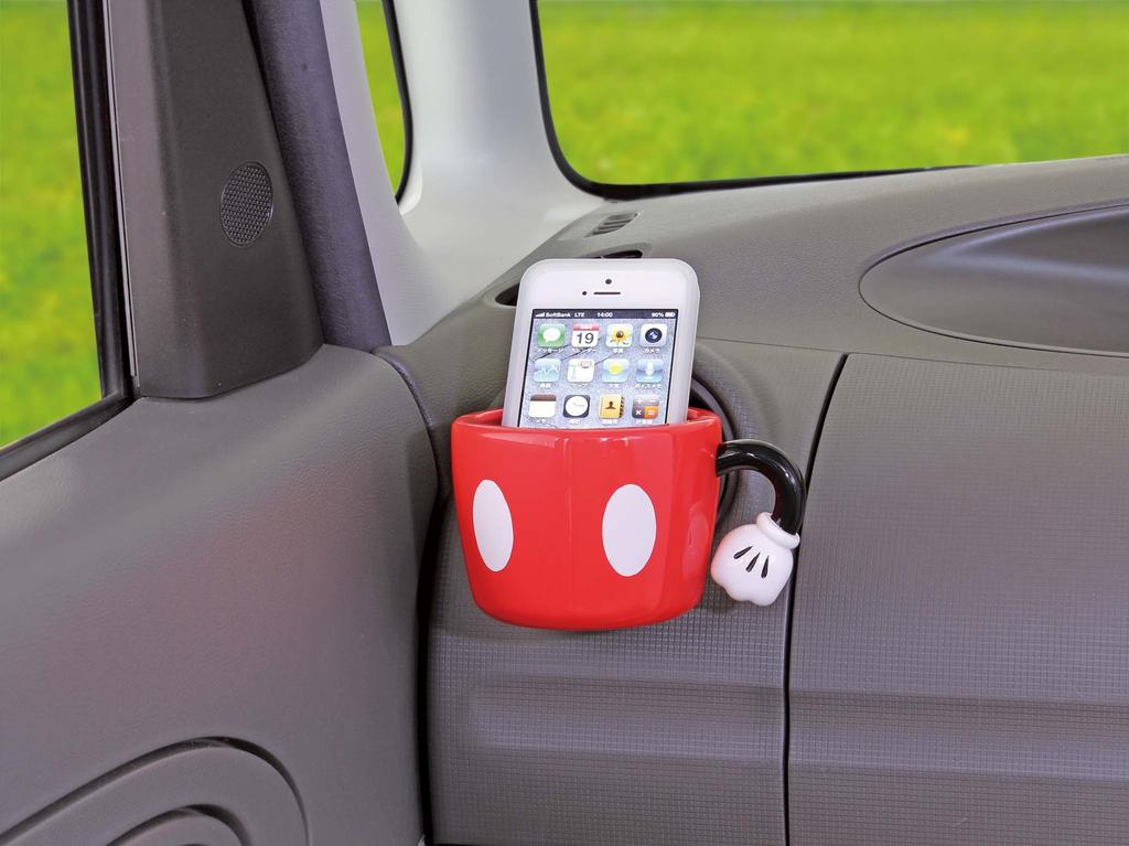 Napolex Drink Holder Disney Car Goods AC Holder Mickey Cafe Cup Design Universal WD-276