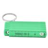 2Pcs ABS Folding Ruler Portable 0.5m Foldable Ruler with Key Ring for Carpentry Laying TilesGreen