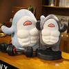 Shark Muscle Plush Stuffed Toy Animal Doll Room Decoration Kid Birthday Gifts