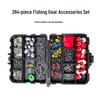 264-Piece Fishing Accessories Set: Lures, Texas Rig, Sea & Rock Fishing, Treble Hooks, Copper Tubes
