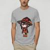 Megumin KonoSuba TShirt for Unisex Novelty Cotton Tee Shirt Crew Neck Short Sleeve T Shirts Birthday Present Clothing