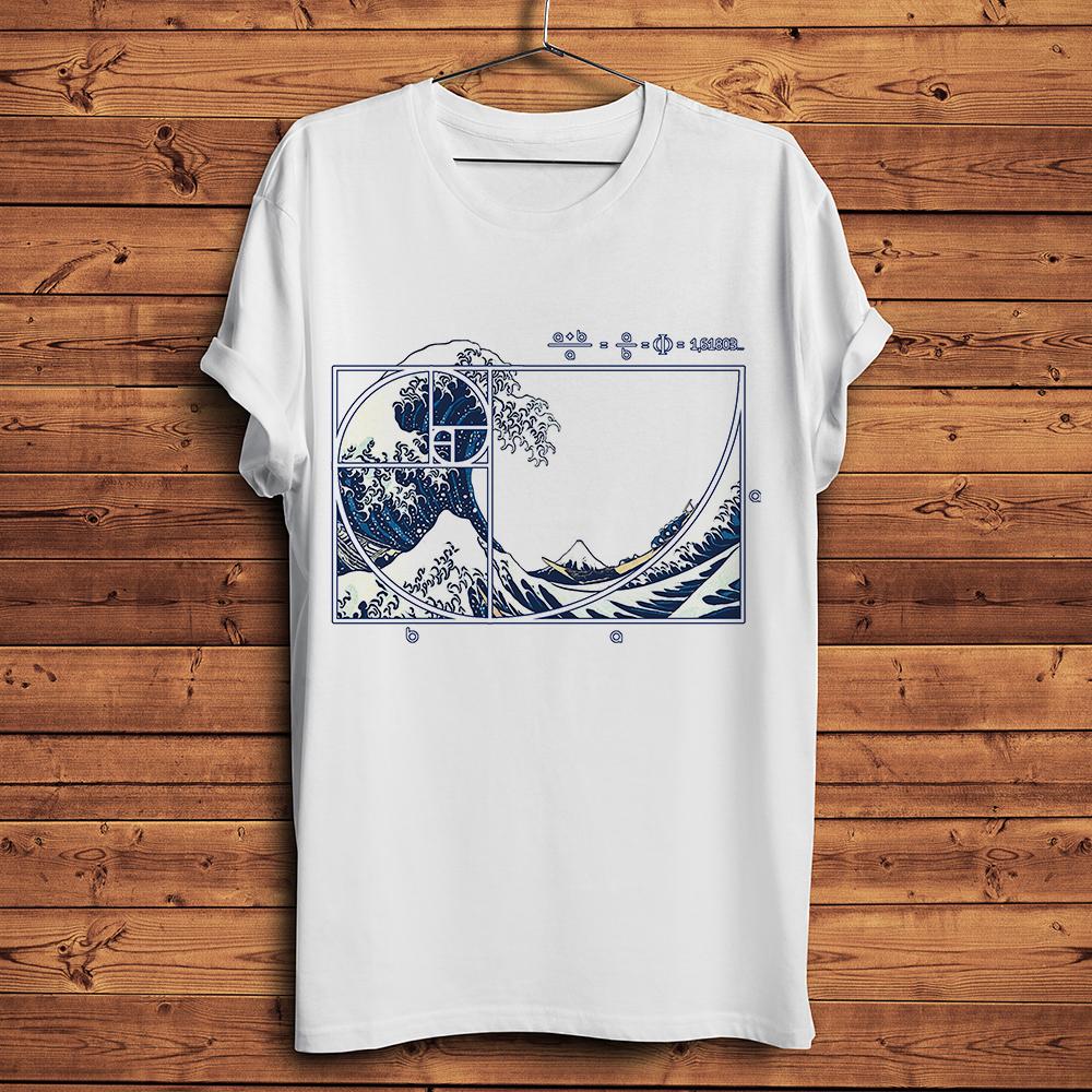 vintage great Wave off Kanagawa Fuji funny ukiyoe tshirt Unisex Casual short sleeve T Shirt Unisex streetwear tee breathable