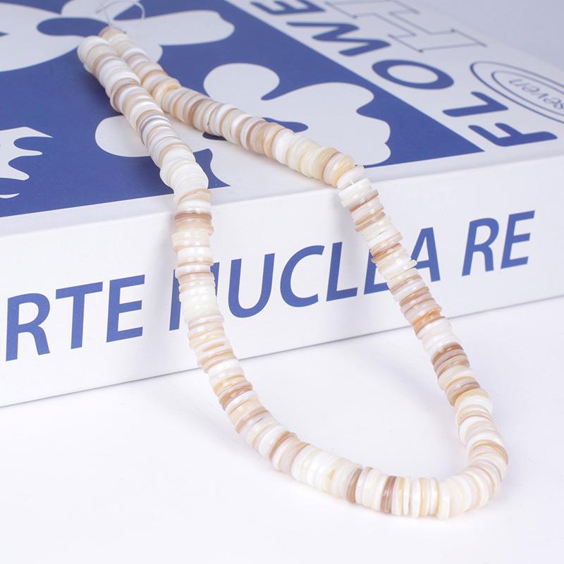 Natural Dyed Irregular Shell Beads for DIY Necklace Accessories