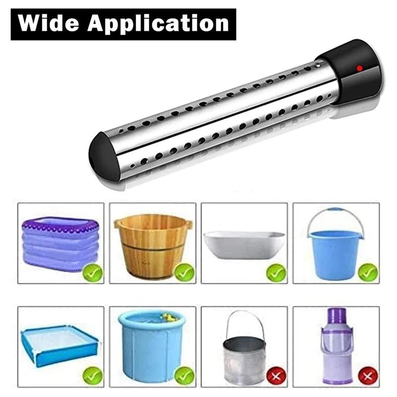 110V /220V Electric Heater Boiler Water Heating Element Portable Immersion Suspension Bathroom Swimming Pool water heater